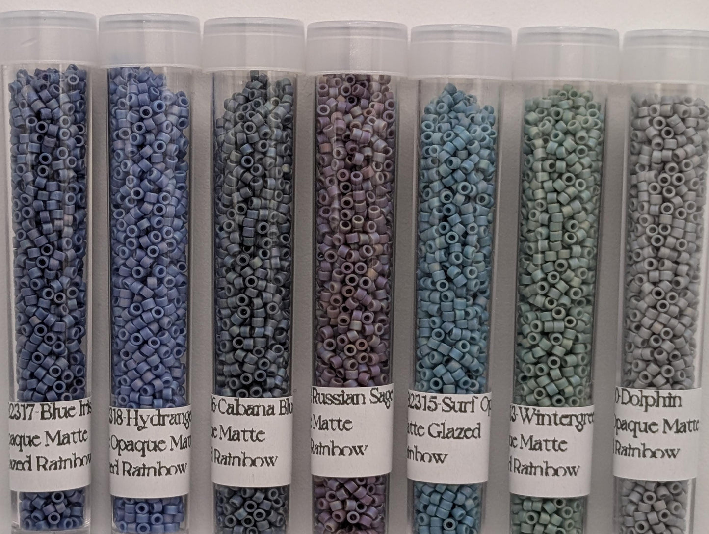 Delica Seed Beads - Japanese Glass Beads Size 11 Matte Glazed Colorful Set