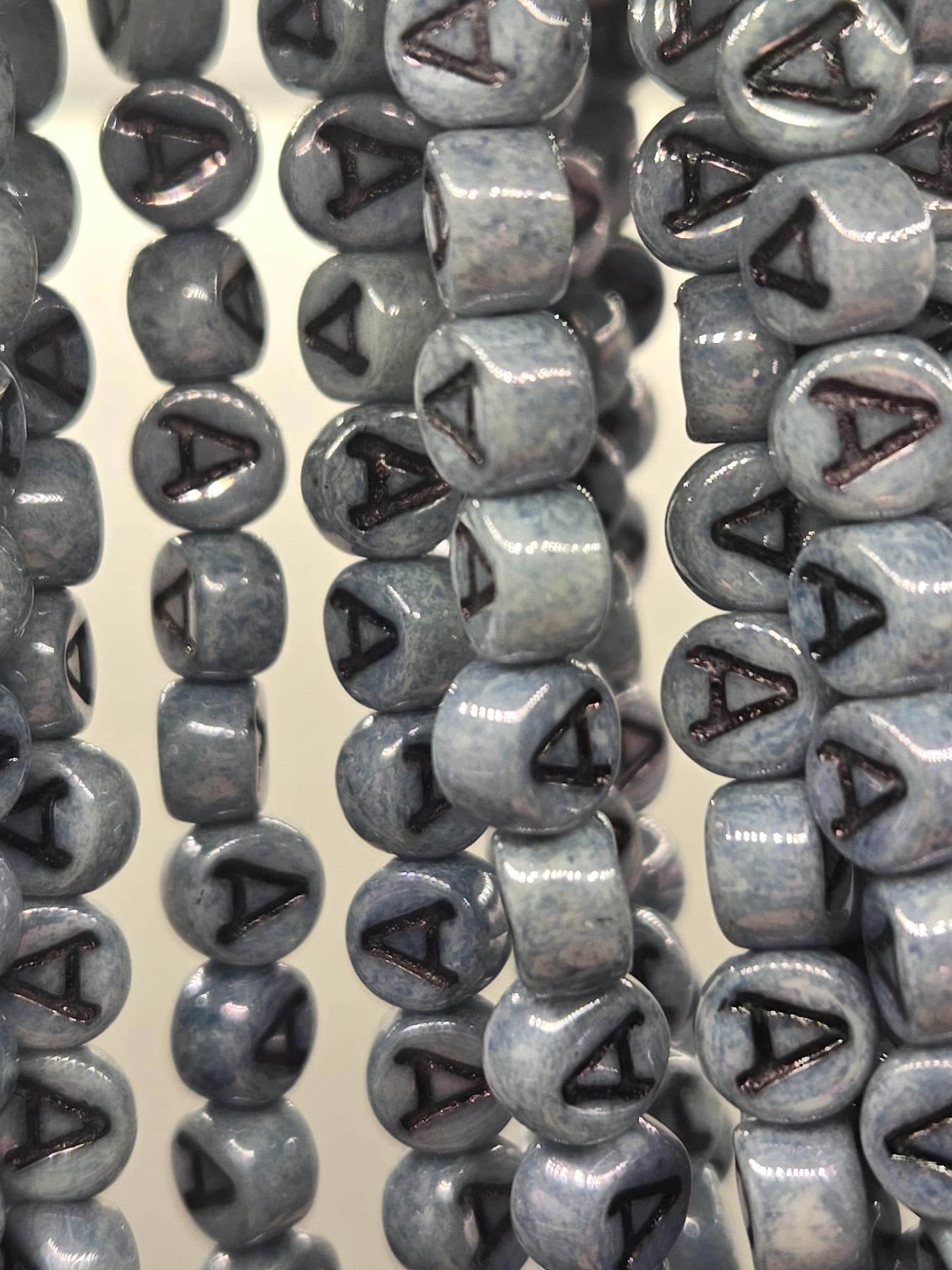 Vintage Czech Beads – 8mm Coin Shaped Glass Beads | Premium Strand