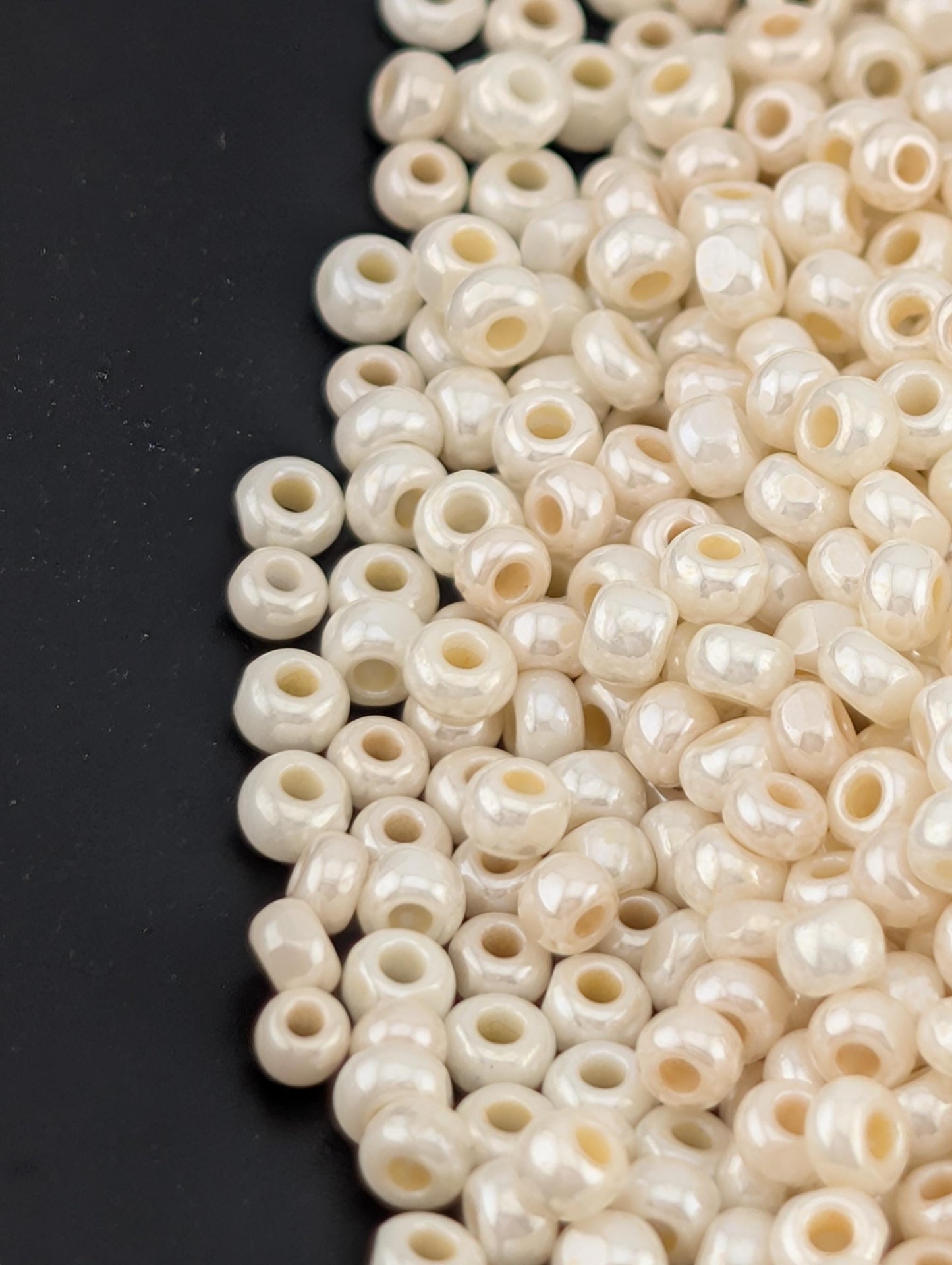 Preciosa Seed Beads Opaque Dark Shell Size 11/0 | 15g Bead Package for Jewelry Making