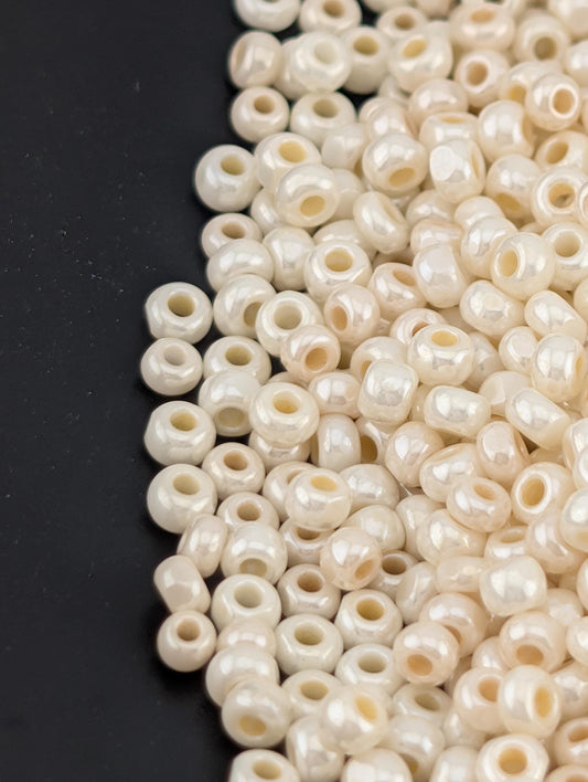 Preciosa Seed Beads Opaque Dark Shell Size 11/0 | 15g Bead Package for Jewelry Making