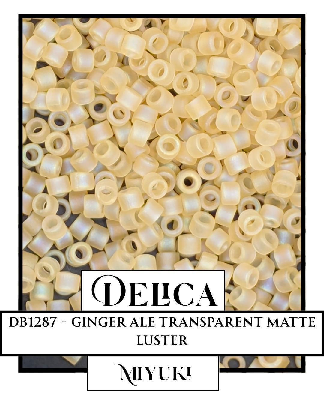 Miyuki Delica Beads - Size 11/0 Japanese Glass Seed Beads | Light Straw Color, 7g