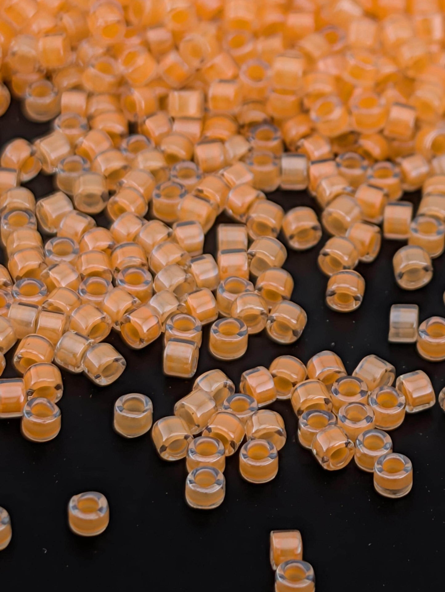 Miyuki Delica Beads - Luminous Creamsicle Size 11/0 Japanese Glass Seed Beads | 7g