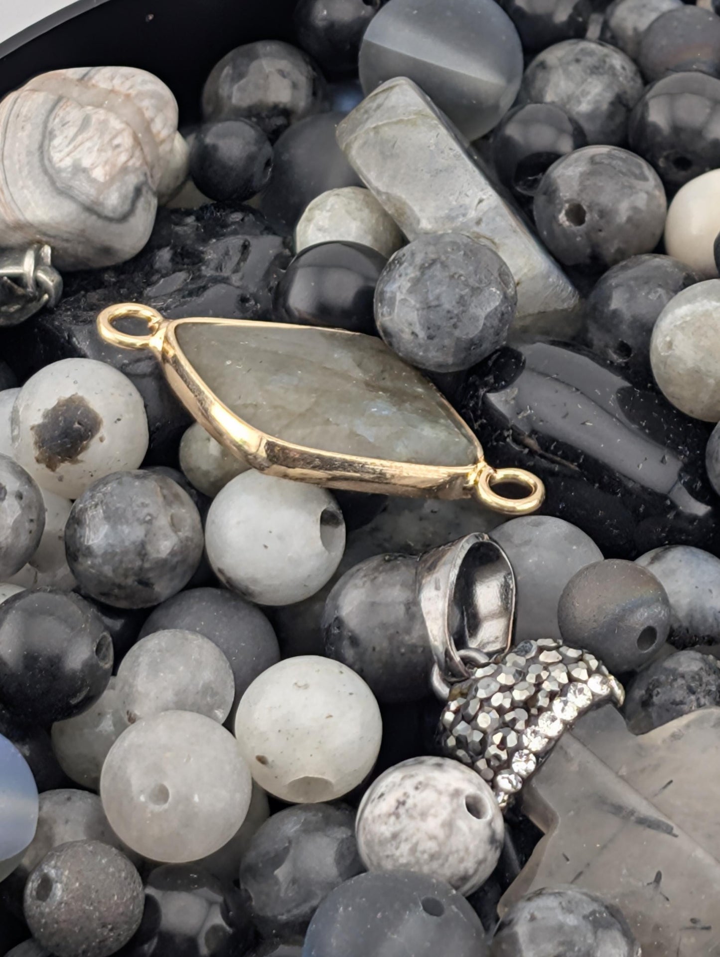 Moss Agate Beads - Natural Stone Beads Gemstone Mix | Semi Precious Jewelry Supplies