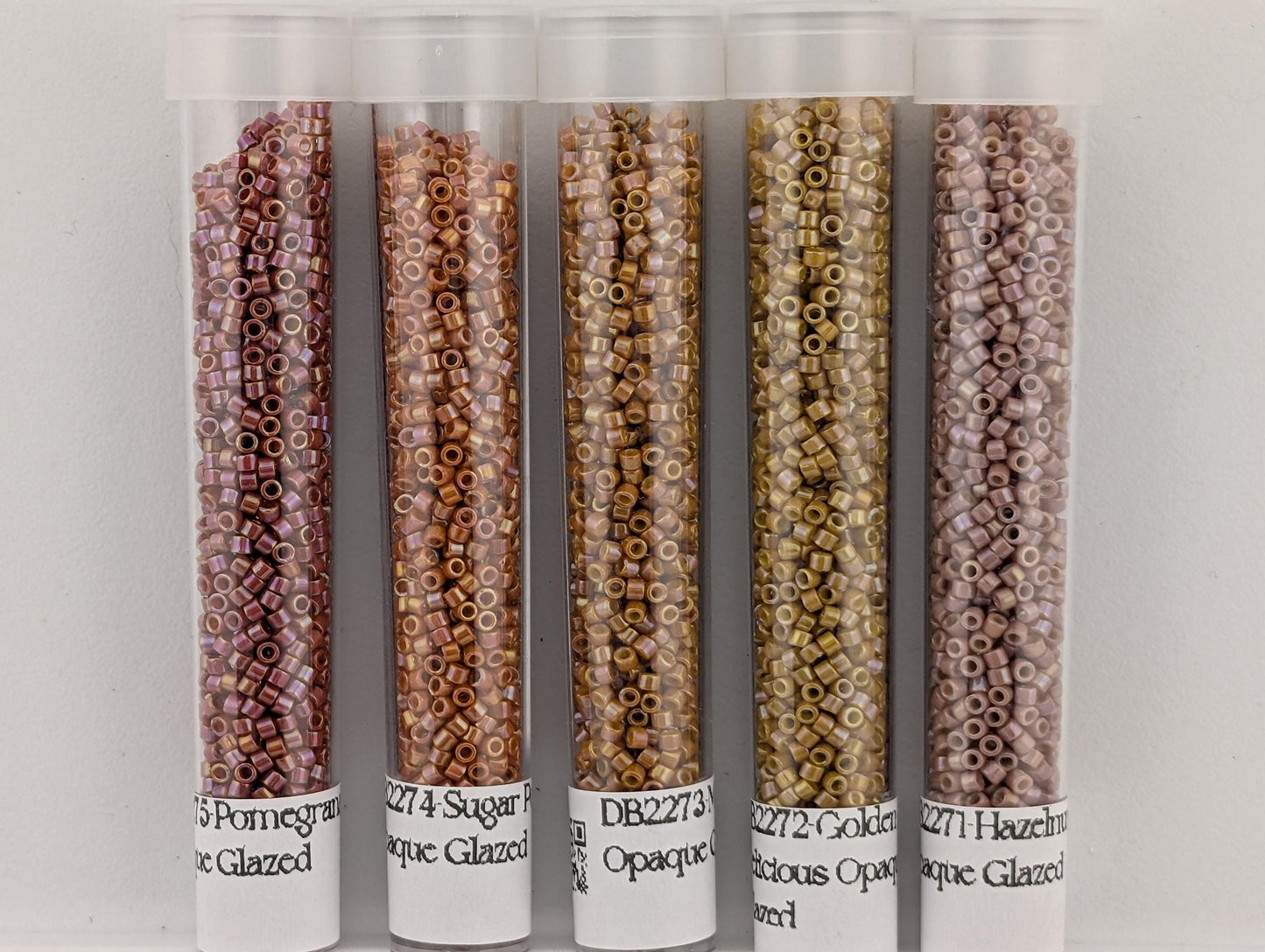 Delica Seed Beads | Premium 11/0 Size Beads - Opaque Glazed Jewelry Making Kit