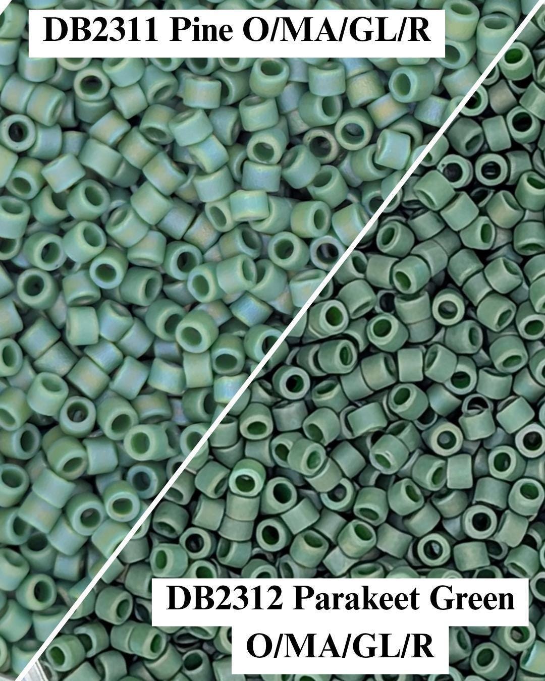 Matte Glazed Delica Beads - Premium 19 Color Seed Bead Kit | Japanese Glass Tubes