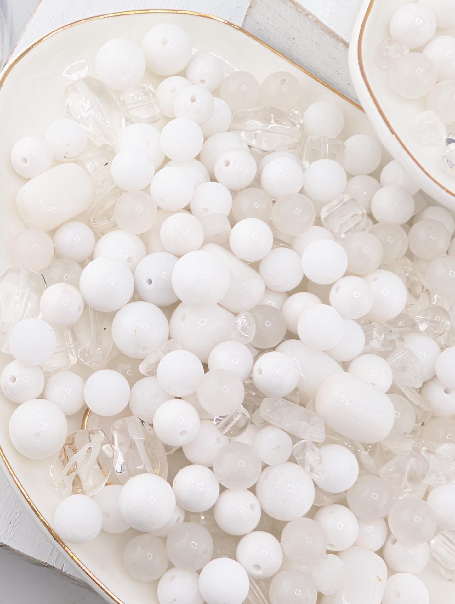 Quartz Gemstone Beads - Semi Precious Gemstone Bead Mix | Bulk Jewelry Supplies