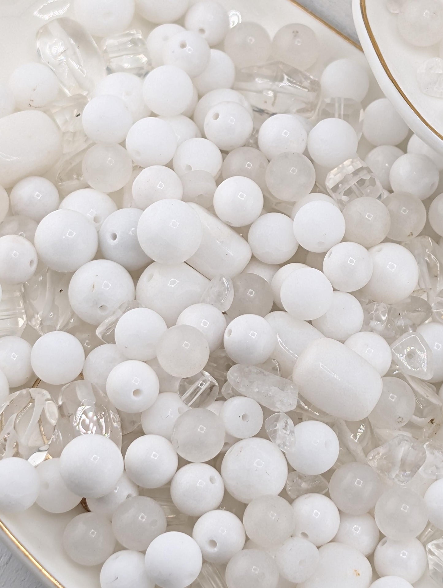 Quartz Gemstone Beads - Semi Precious Gemstone Bead Mix | Bulk Jewelry Supplies
