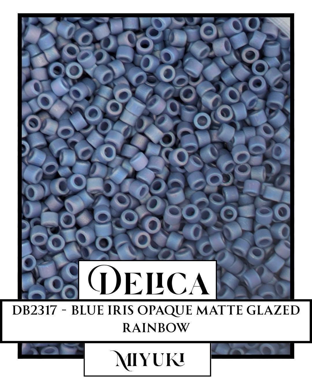Delica Bead Set - Six Color Matte Glazed Seed Beads for Jewelry Making