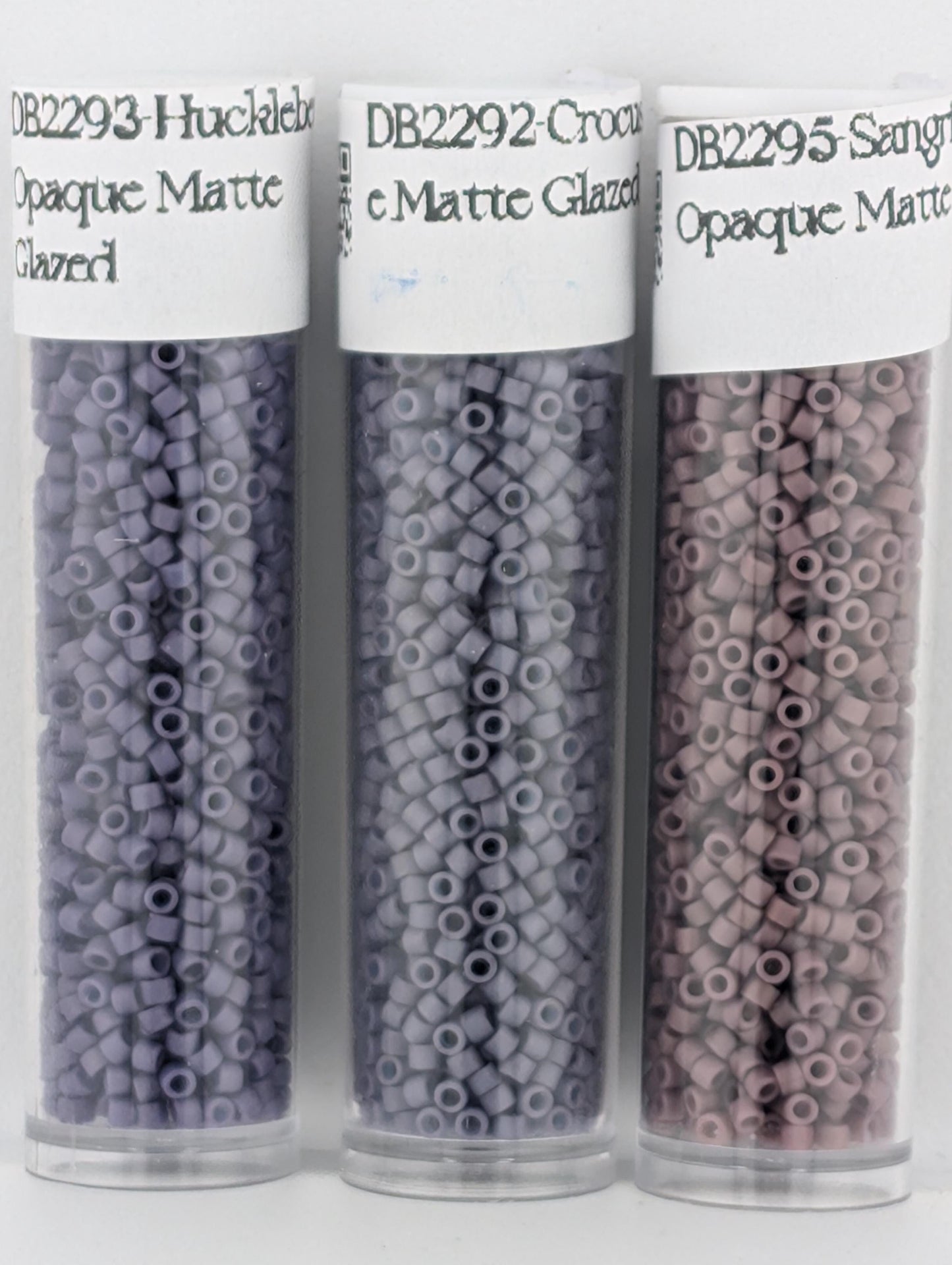 Miyuki Delica Seed Beads – Matte Glazed Japanese Glass Bead Set Size 11/0