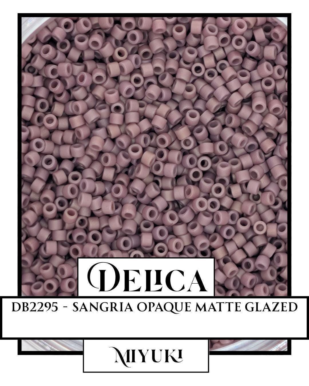 Delica Bead Set - Six Color Matte Glazed Seed Beads for Jewelry Making