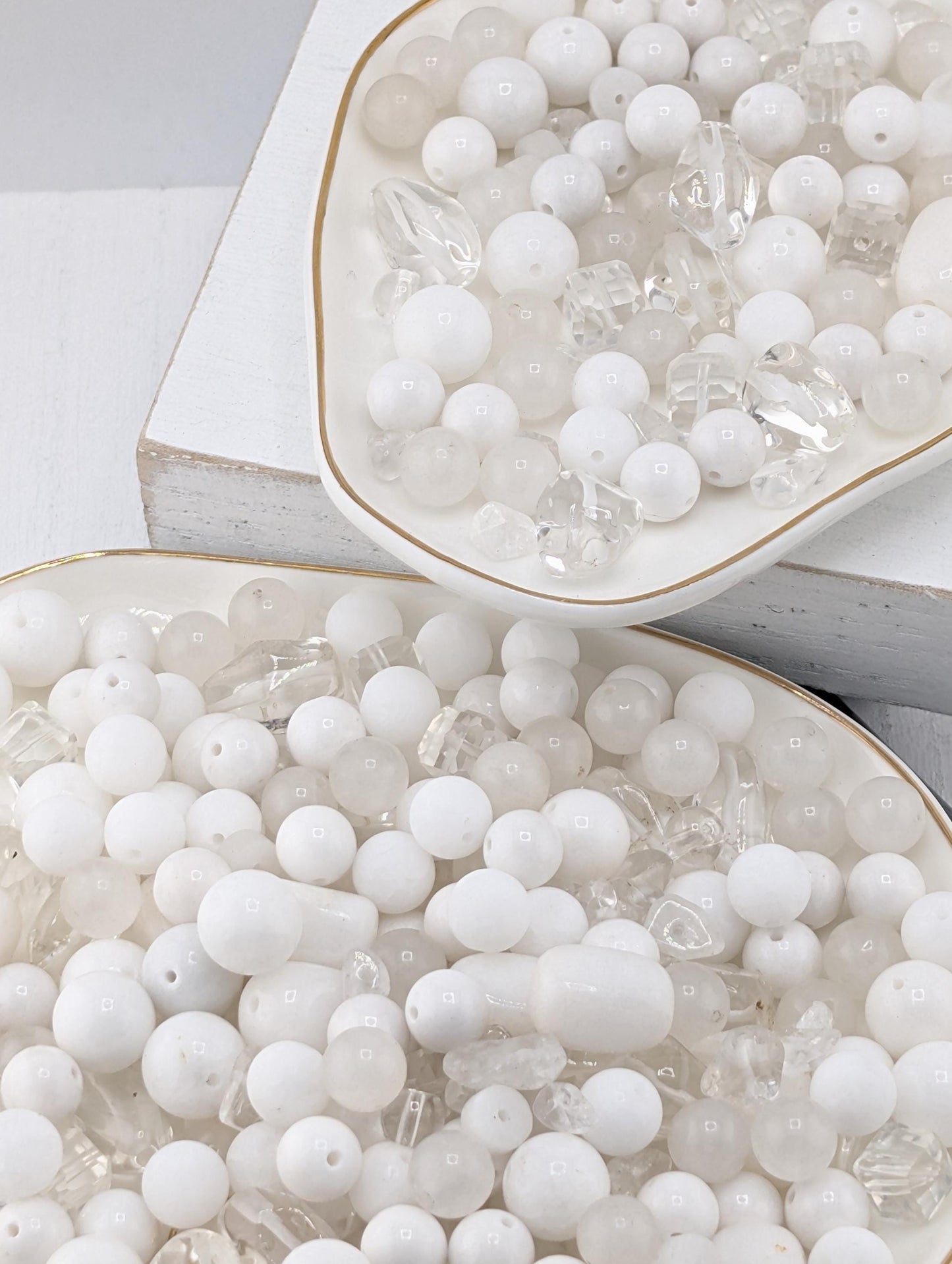 Quartz Gemstone Beads - Semi Precious Gemstone Bead Mix | Bulk Jewelry Supplies