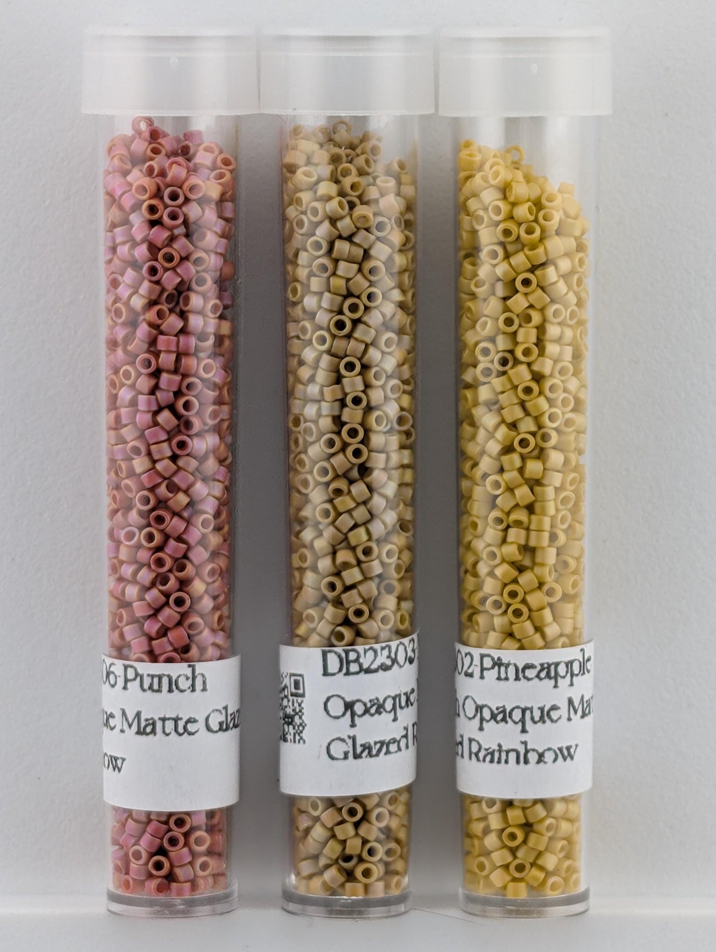 Miyuki Delica Seed Beads – Matte Glazed Japanese Glass Beads Size 11/0 | Colorful Set