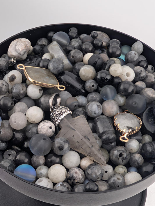 Moss Agate Beads - Natural Stone Beads Gemstone Mix | Semi Precious Jewelry Supplies