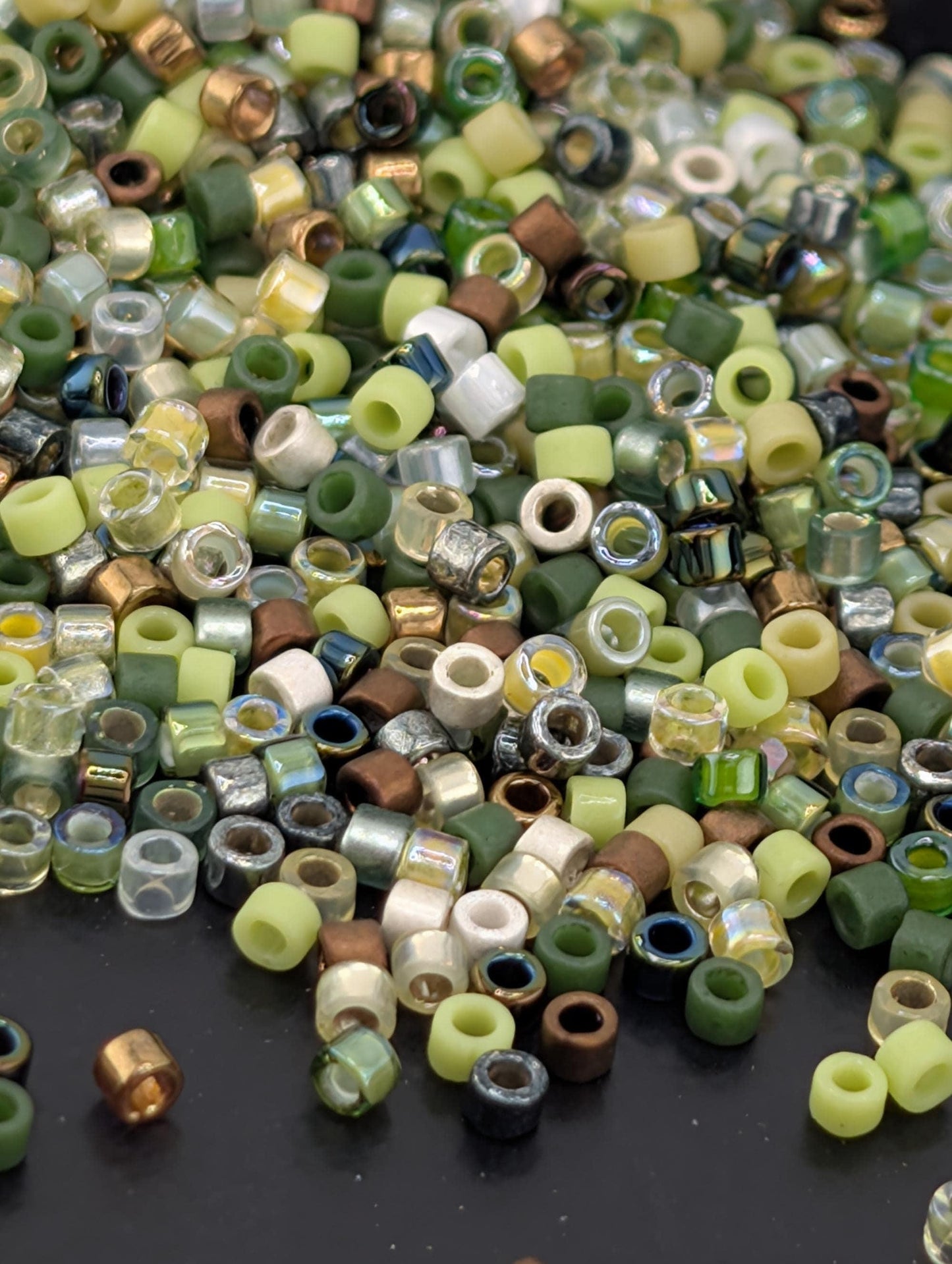 Miyuki Delica Beads - Exclusive Avocado Toast Mix 7g | 11/0 Seed Bead Package