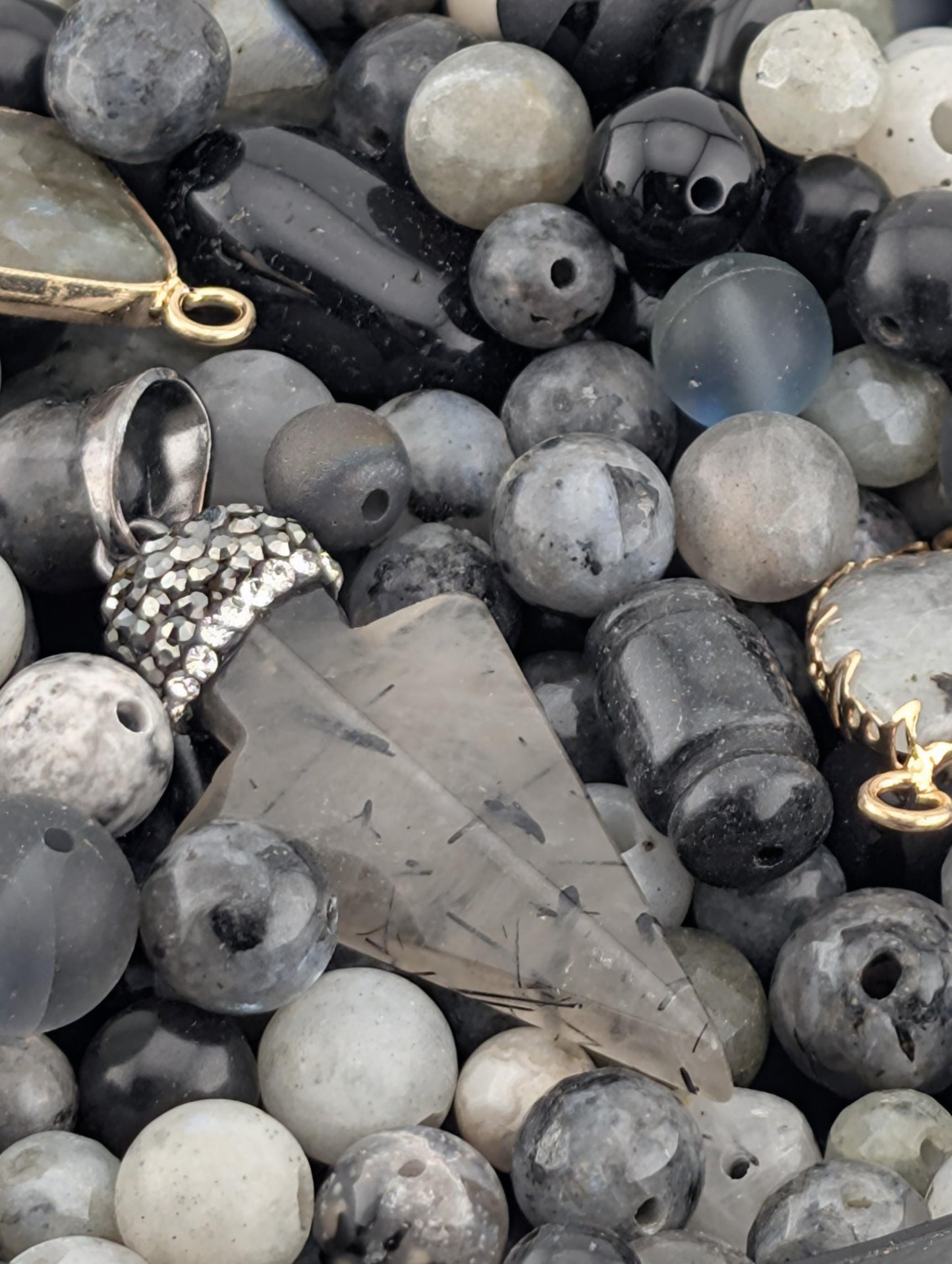 Moss Agate Beads - Natural Stone Beads Gemstone Mix | Semi Precious Jewelry Supplies