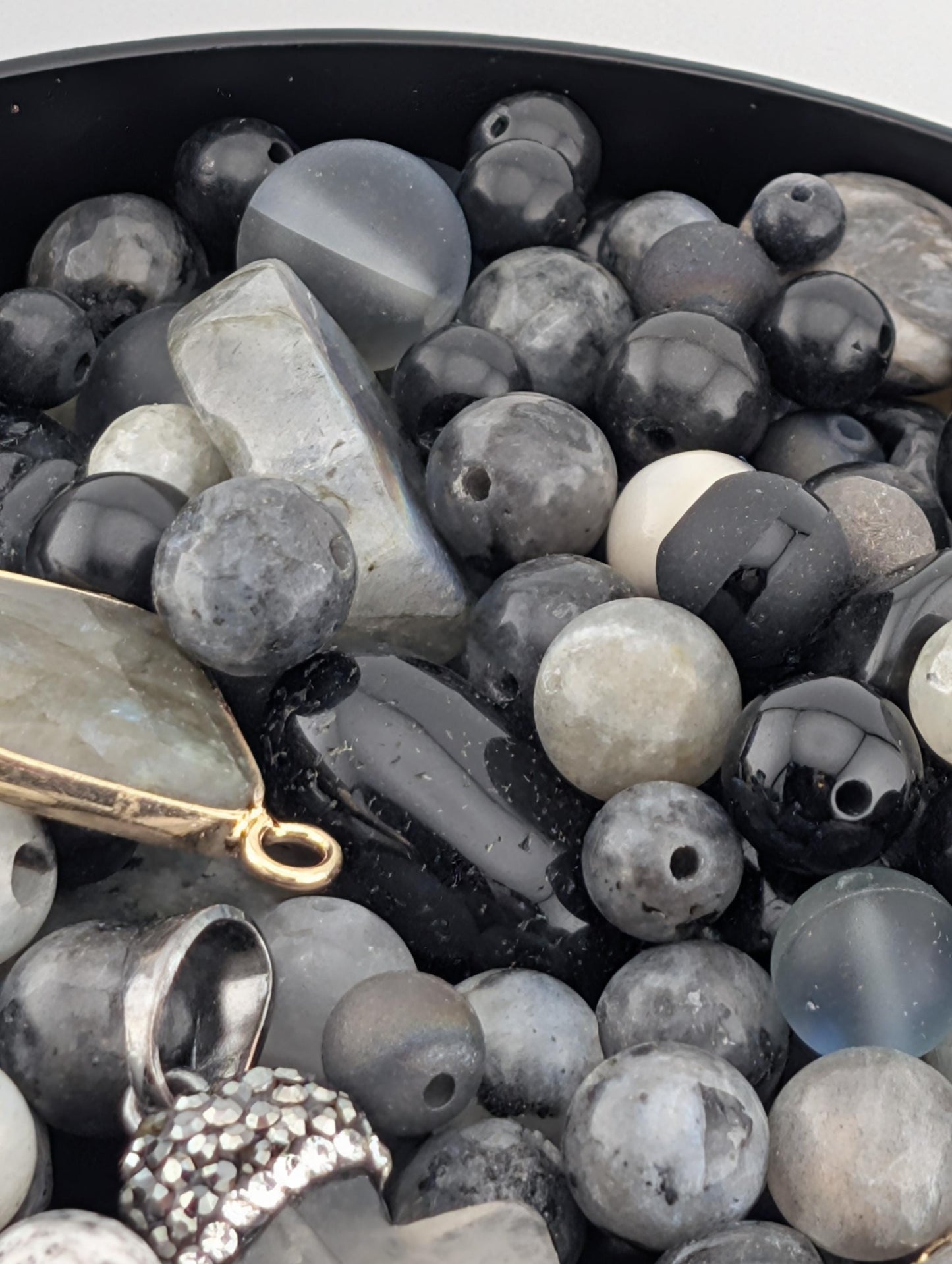 Moss Agate Beads - Natural Stone Beads Gemstone Mix | Semi Precious Jewelry Supplies
