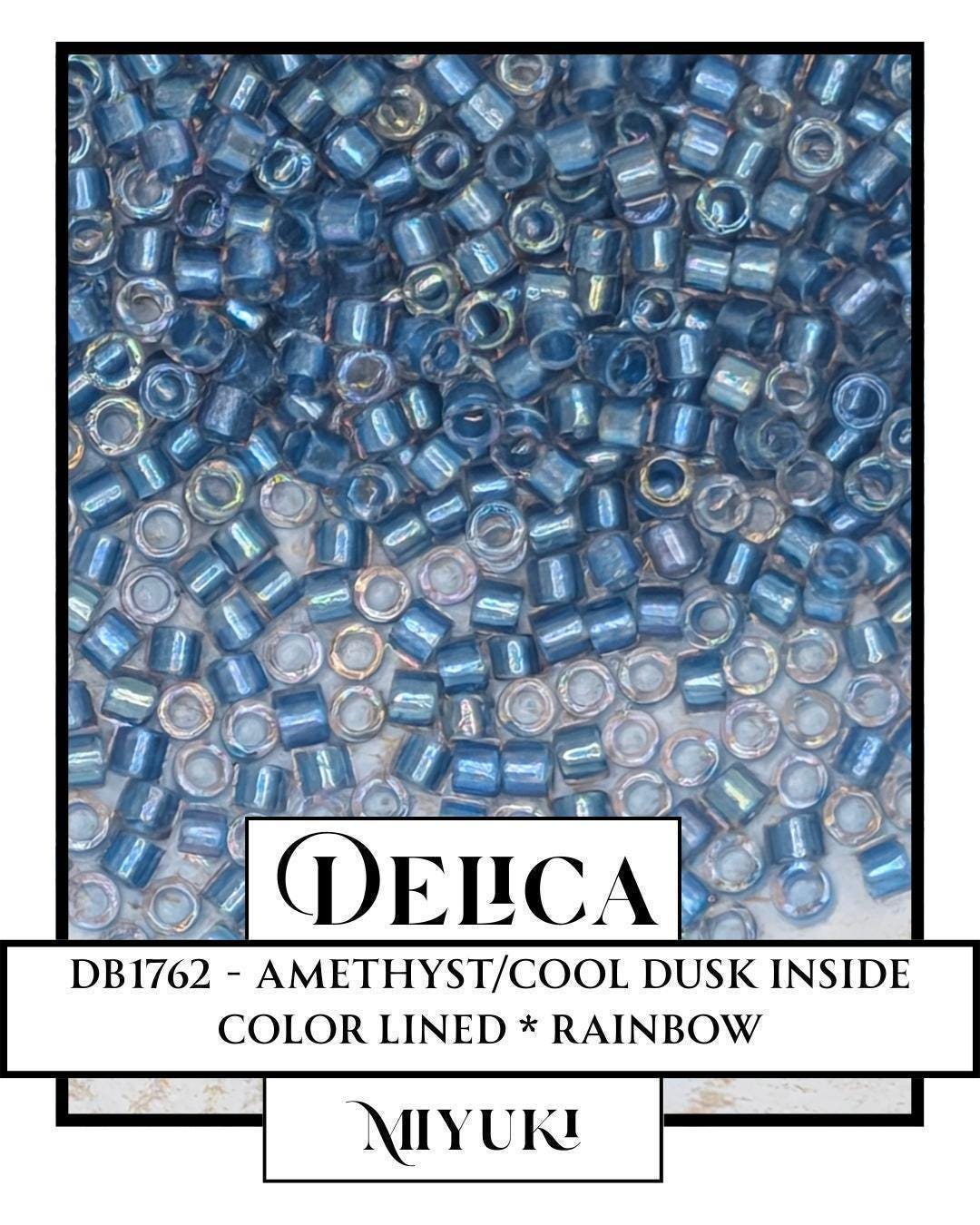 Miyuki Delica Beads 11/0 Amethyst Cool Dusk ICL* R - Genuine Japanese Seed Beads