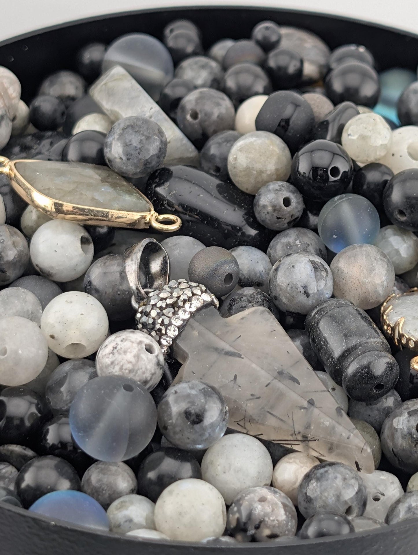 Moss Agate Beads - Natural Stone Beads Gemstone Mix | Semi Precious Jewelry Supplies