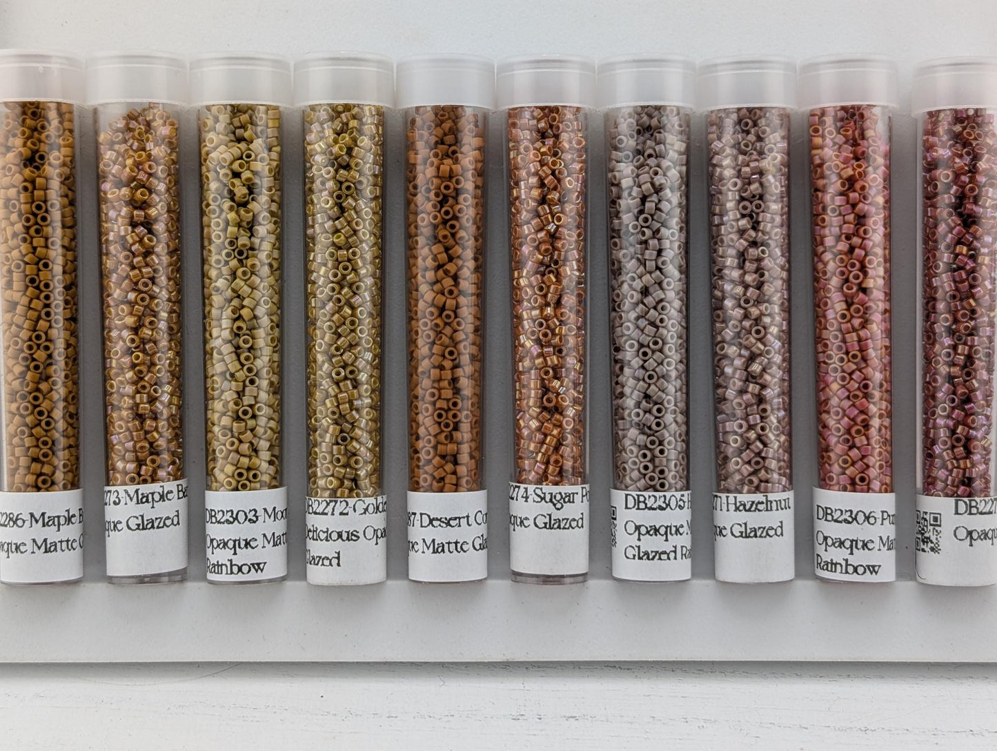 Miyuki Delica Beads 10 Color Set - Velvet Harvest Palette | Matte Glazed Finish Beads