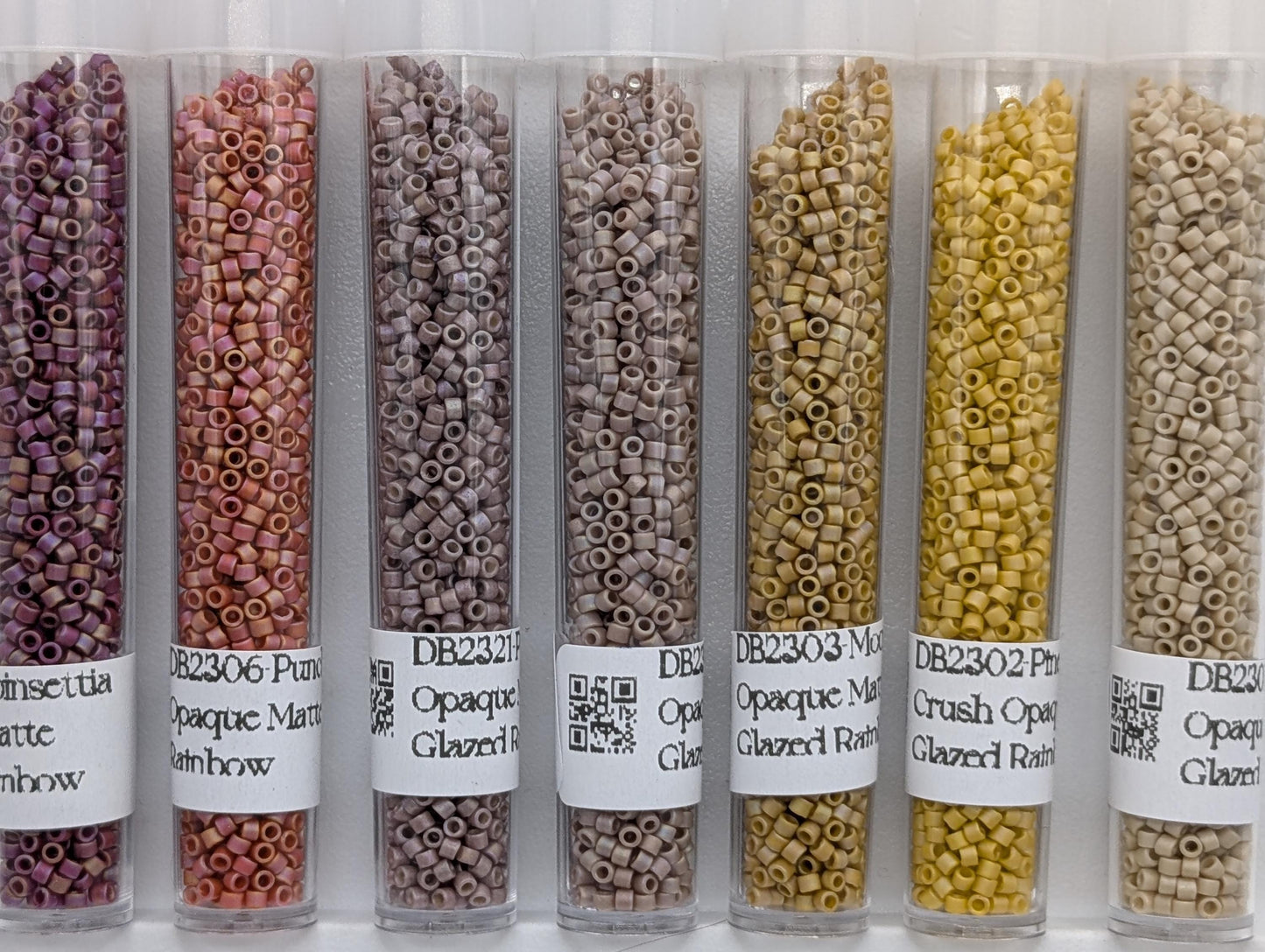 Miyuki Delica Seed Beads - Size 11 Matte Glazed Japanese Glass Beads Set