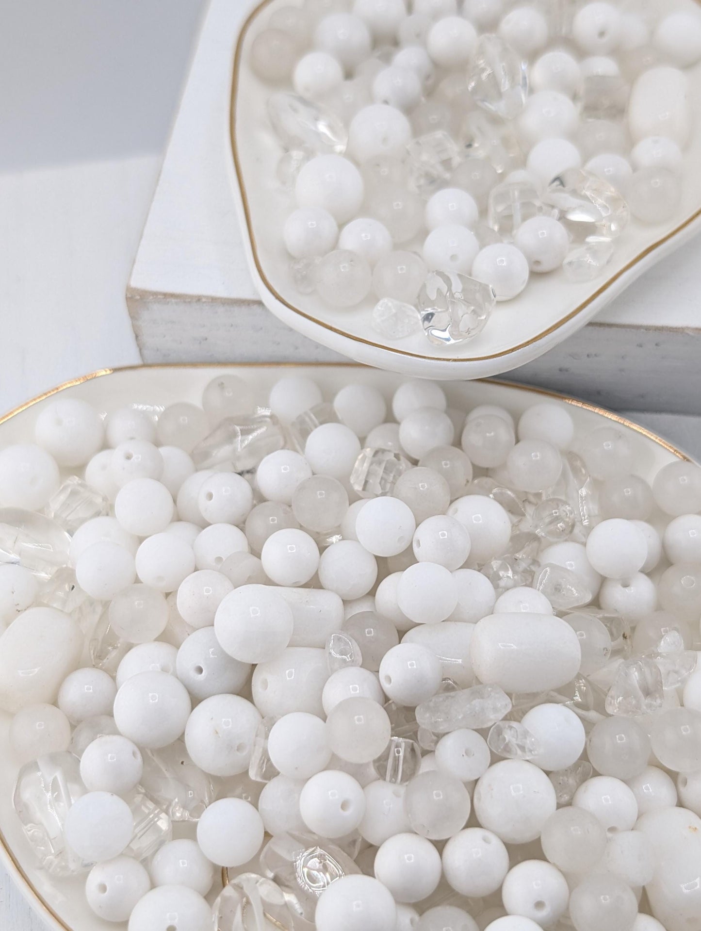 Quartz Gemstone Beads - Semi Precious Gemstone Bead Mix | Bulk Jewelry Supplies