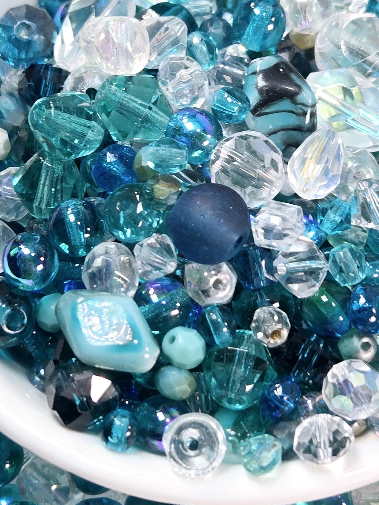 Glass Bead Soup Mix – Assorted Glass Beads & Mixed Color Beads 30g Package
