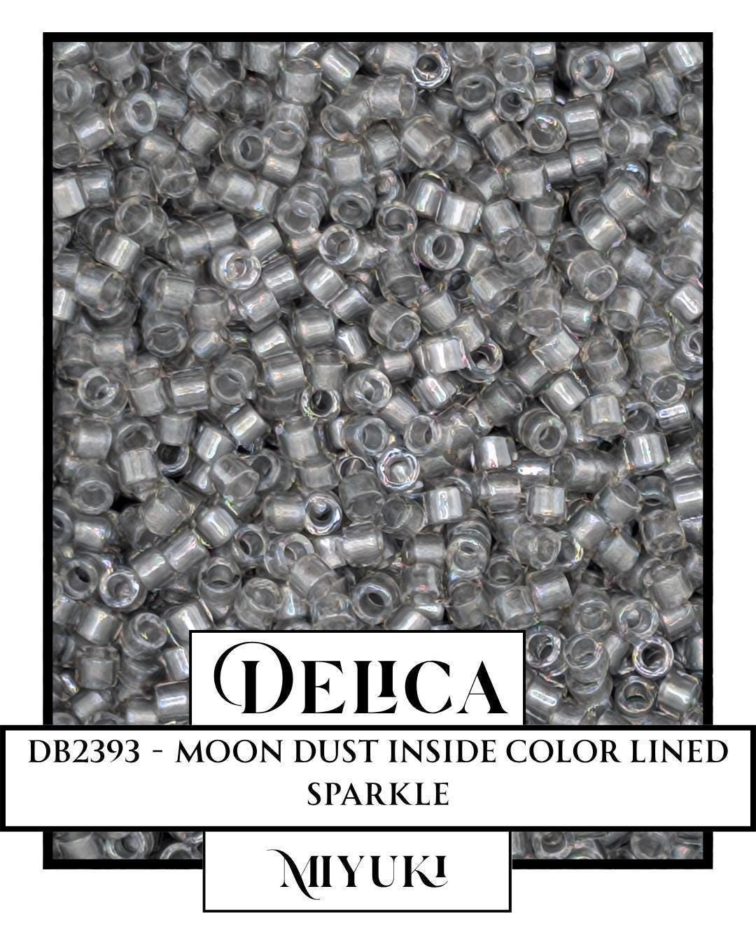 Miyuki Delica Beads 11/0 - Moon Dust Inside Color Lined Sparkle | Genuine Seed Jewelry
