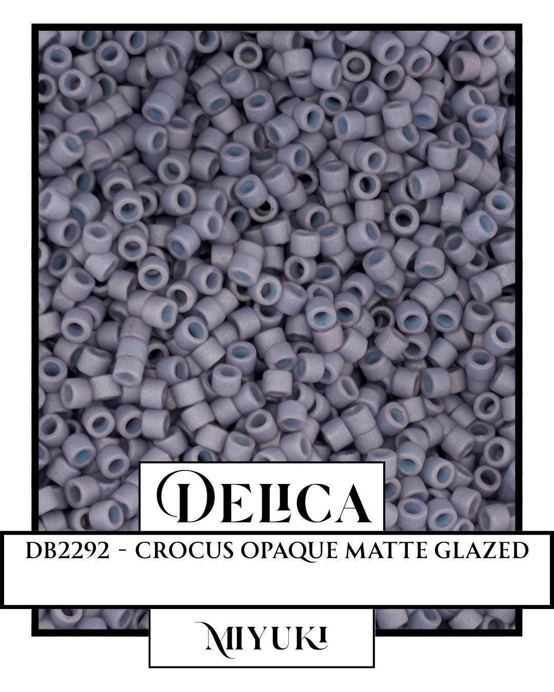 Delica Bead Set - Six Color Matte Glazed Seed Beads for Jewelry Making