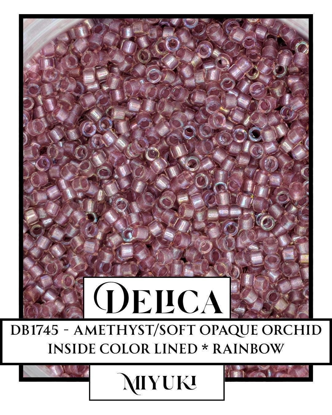 Miyuki Delica Beads 11/0 Seed Bead Package – Amethyst Soft Orchid Glass Beads