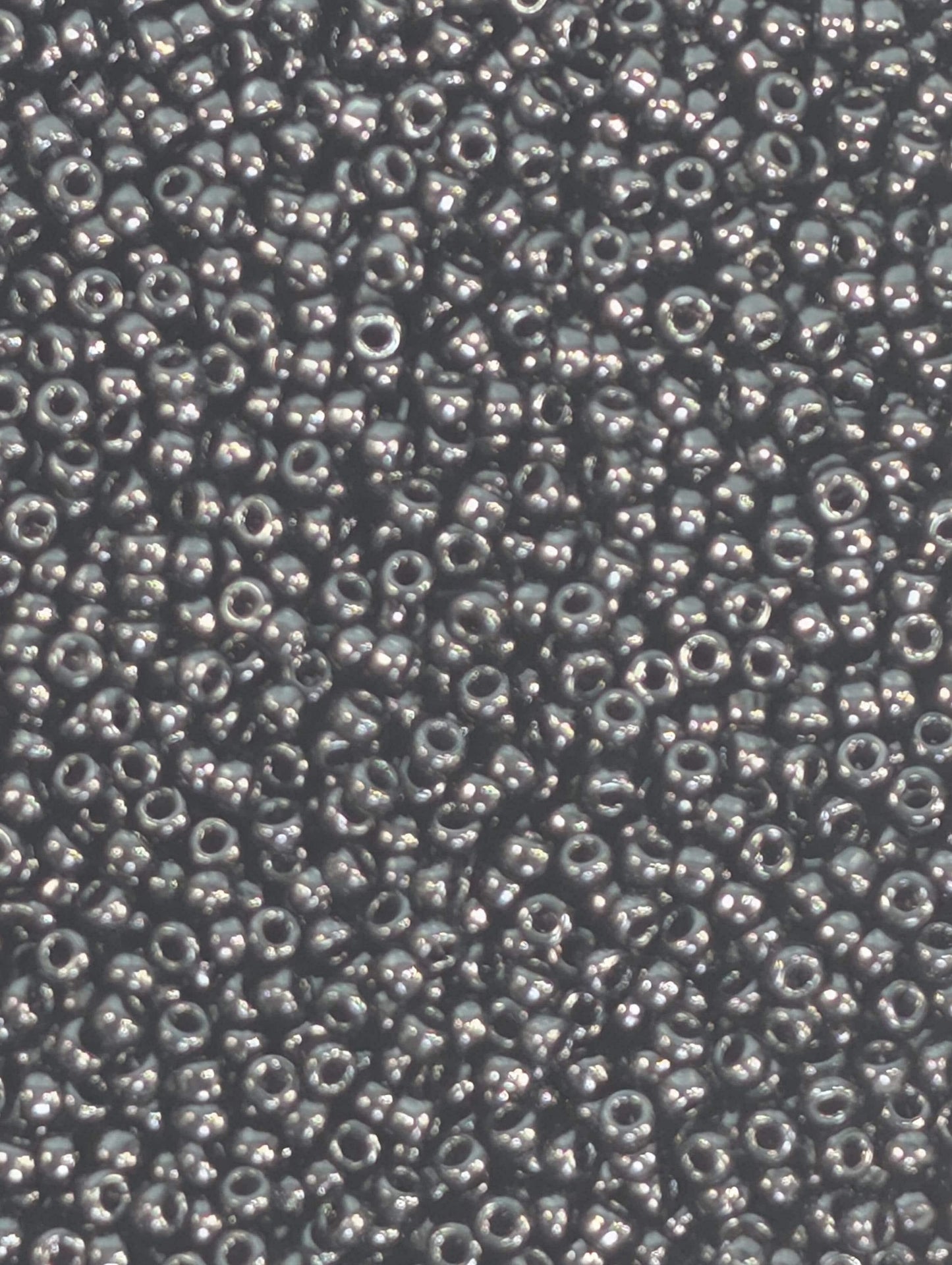 Miyuki Rocaille Beads 8/0 - Black Opaque Glass Seed Beads 20g for Jewelry Making