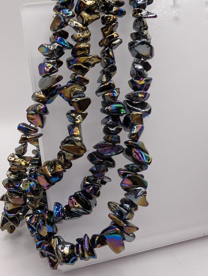 Rainbow Glass Beads – 36 Inch Colorful Bead Strands for Jewelry Making