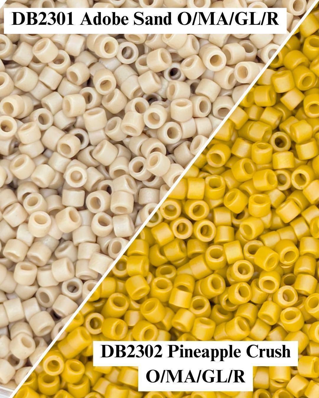 Matte Glazed Delica Beads - Premium 19 Color Seed Bead Kit | Japanese Glass Tubes