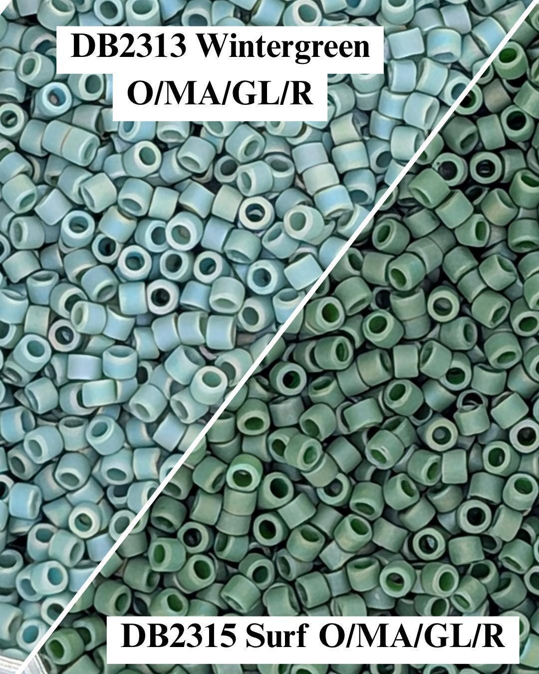 Matte Glazed Delica Beads - Premium 19 Color Seed Bead Kit | Japanese Glass Tubes