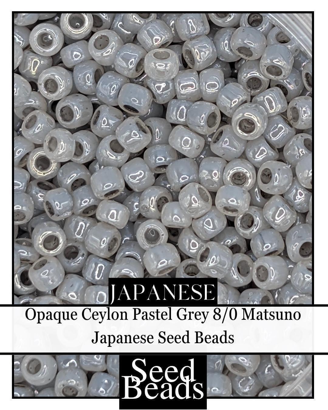 8238SB Opaque Ceylon Pastel Grey 8/0 (15g pkg)