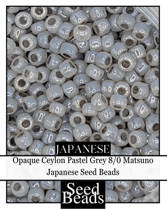 8238SB Opaque Ceylon Pastel Grey 8/0 (15g pkg)