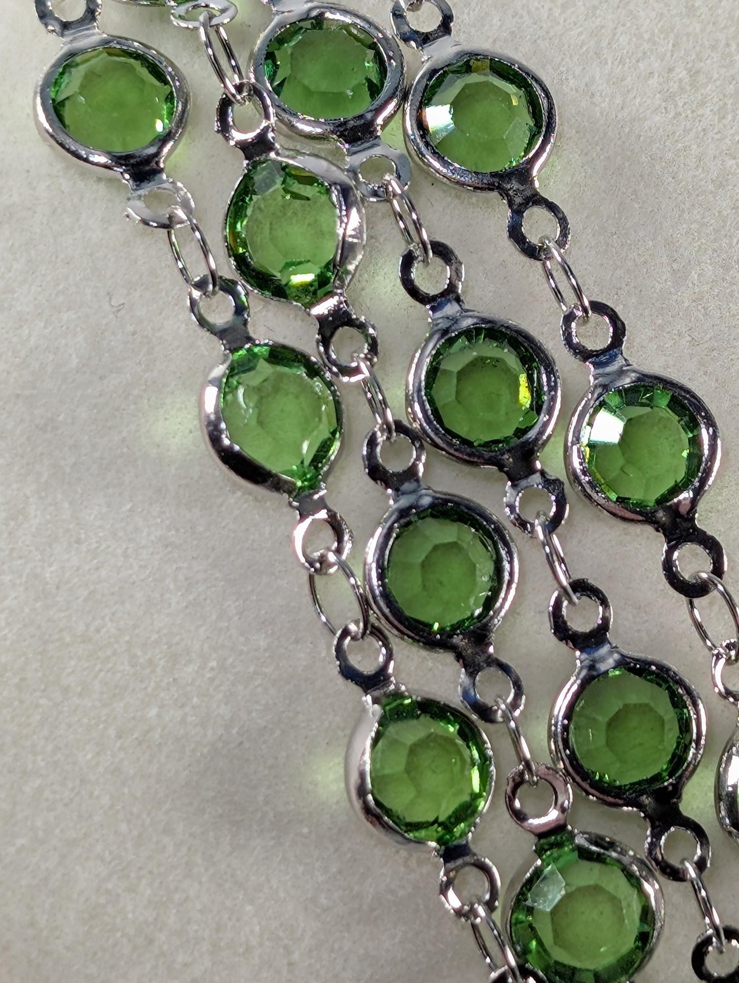 Multi-Color Silver Plated Chain Bulk Chain Silver Plated Chain By The Foot, For Jewelry Making and Crafts