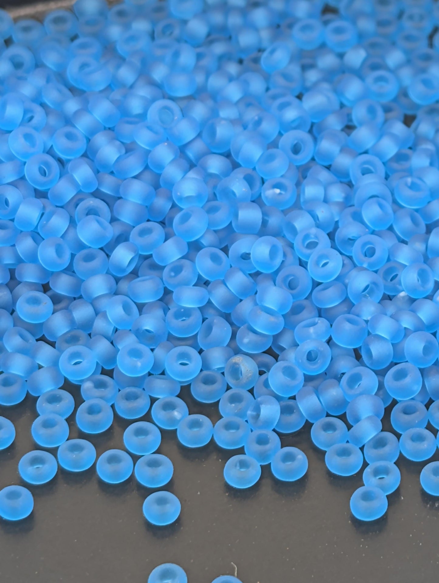 Transparent Aquamarine | Preciosa Ornela Seed Beads | Size 11/0 | 15g Pkg ~630 pcs