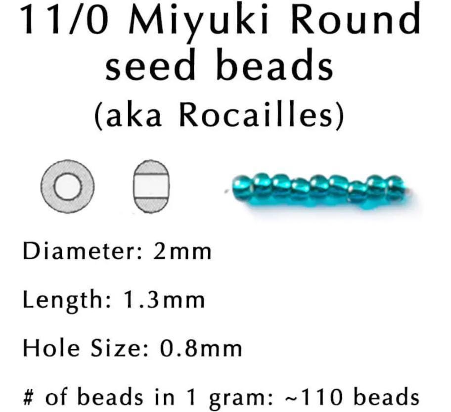 11-0516 Miyuki Rocailles 11/0 | Light Gold Ceylon 20g
