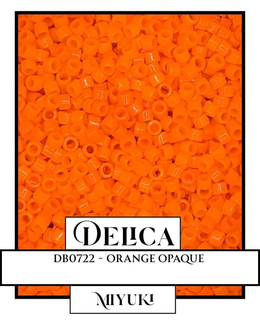 Miyuki Delica Beads – Orange Seed Beads 11/0 | Japanese Glass Bead Package
