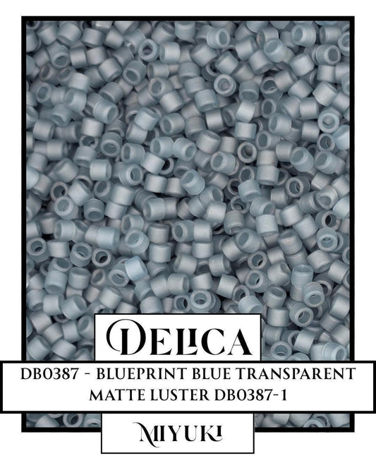 Miyuki Delica Beads - Japanese 11/0 Blue Seed Beads With Precise 0.8mm Holes