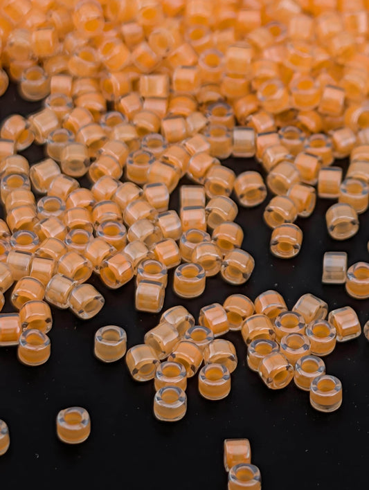 Miyuki Delica Beads - Luminous Creamsicle Size 11/0 Japanese Glass Seed Beads | 7g