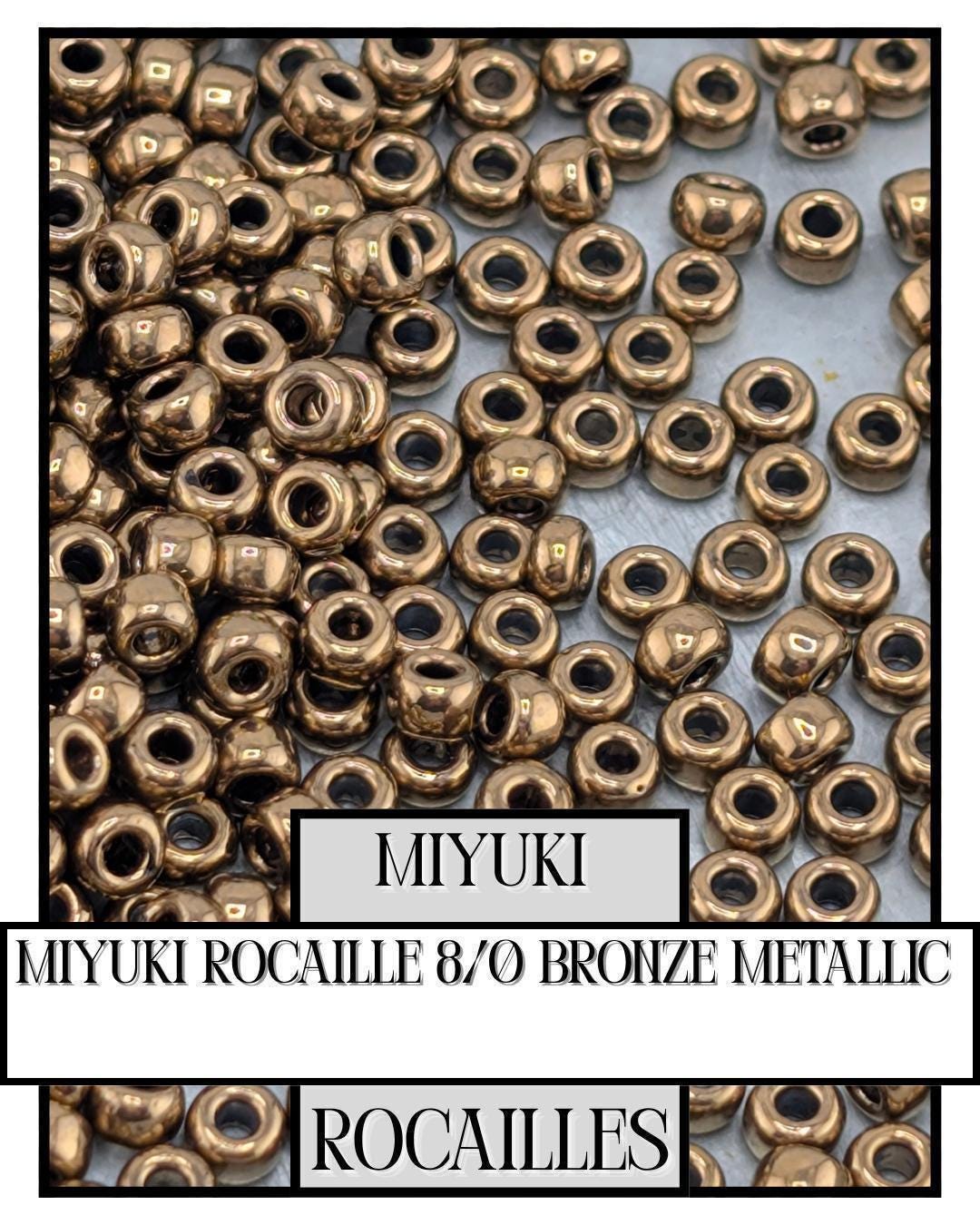 8-0457 Miyuki Rocaille 8/0 | Bronze Metallic20g