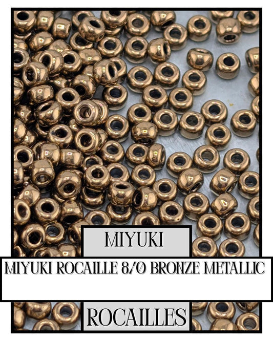8-0457 Miyuki Rocaille 8/0 | Bronze Metallic20g