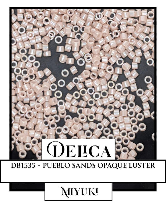 Miyuki Delica Beads - Genuine Japanese Glass Seed Beads 11/0 Size in Pueblo Sands
