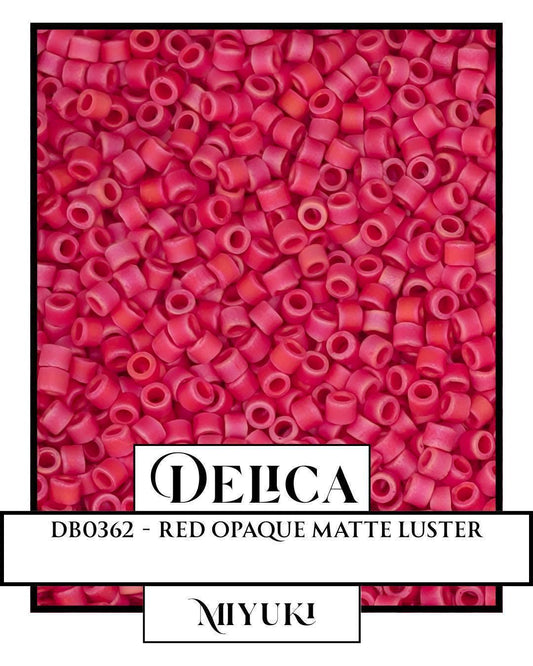 Miyuki Delica Beads – Red Glass Seed Beads | Premium Uniform Seed Bead Package