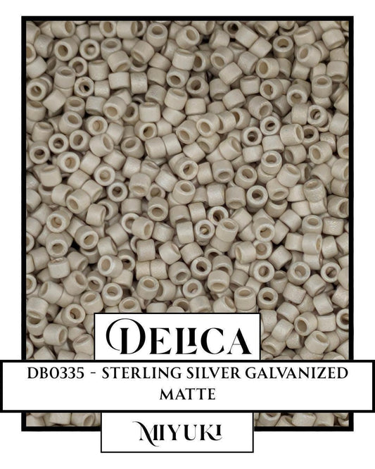 Miyuki Delica Beads - Sterling Silver Size 11/0 | Premium Japanese Glass Seed Beads