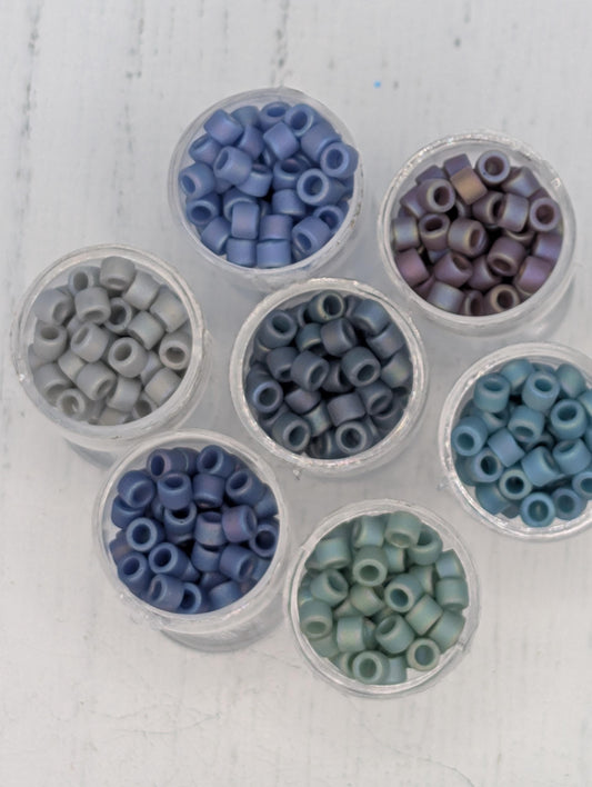 Delica Seed Beads - Japanese Glass Beads Size 11 Matte Glazed Colorful Set