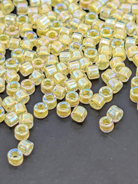 Miyuki Delica Beads - Premium Soft Yellow Crystal Seed Beads for Jewelry & Embroidery