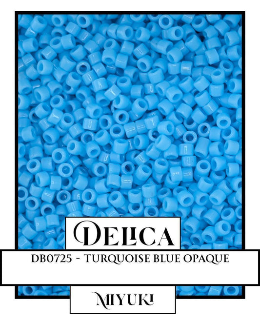 Miyuki Delica Beads 11/0 Turquoise Seed Beads – Japanese Glass Seed Bead Package
