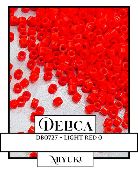 Miyuki Delica Beads – Red Glass Seed Beads Size 11 | High Quality Package